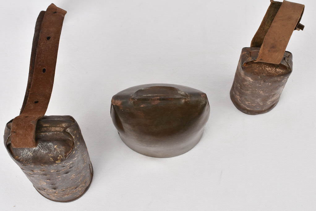 3 French cowbells Chamonix - 19th century