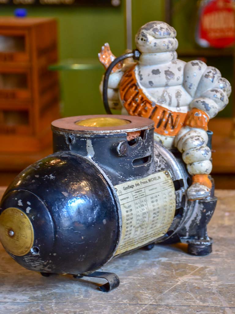 Antique French Michelin air compressor 110v