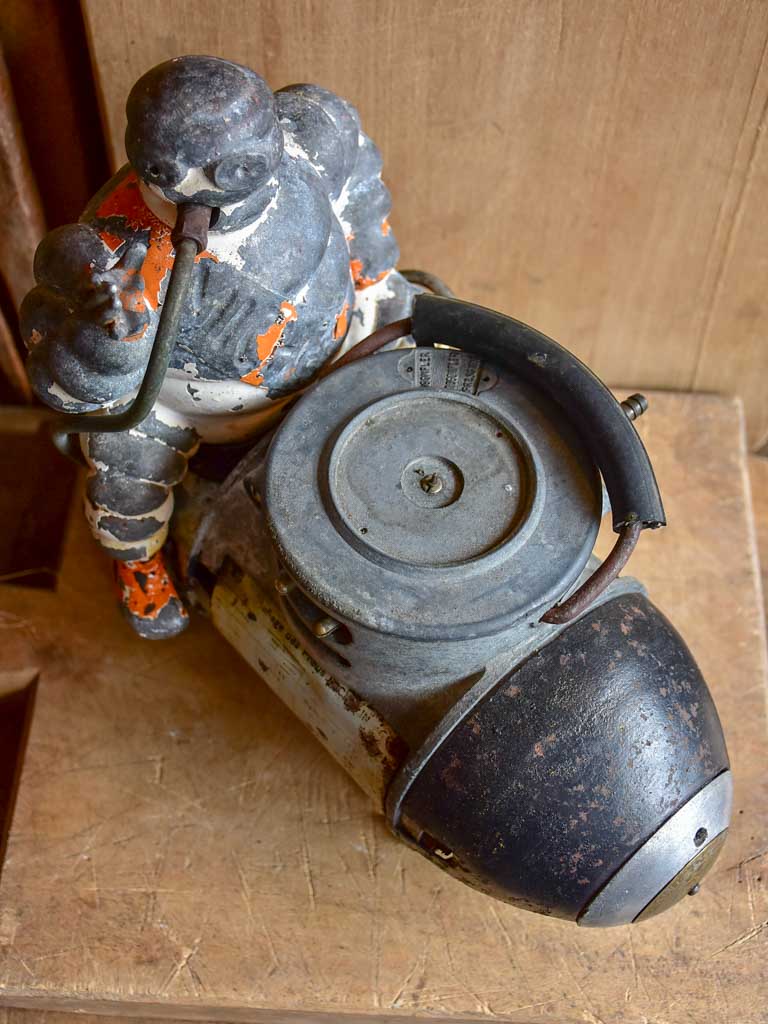 Antique French Michelin air compressor, 1920's 110v