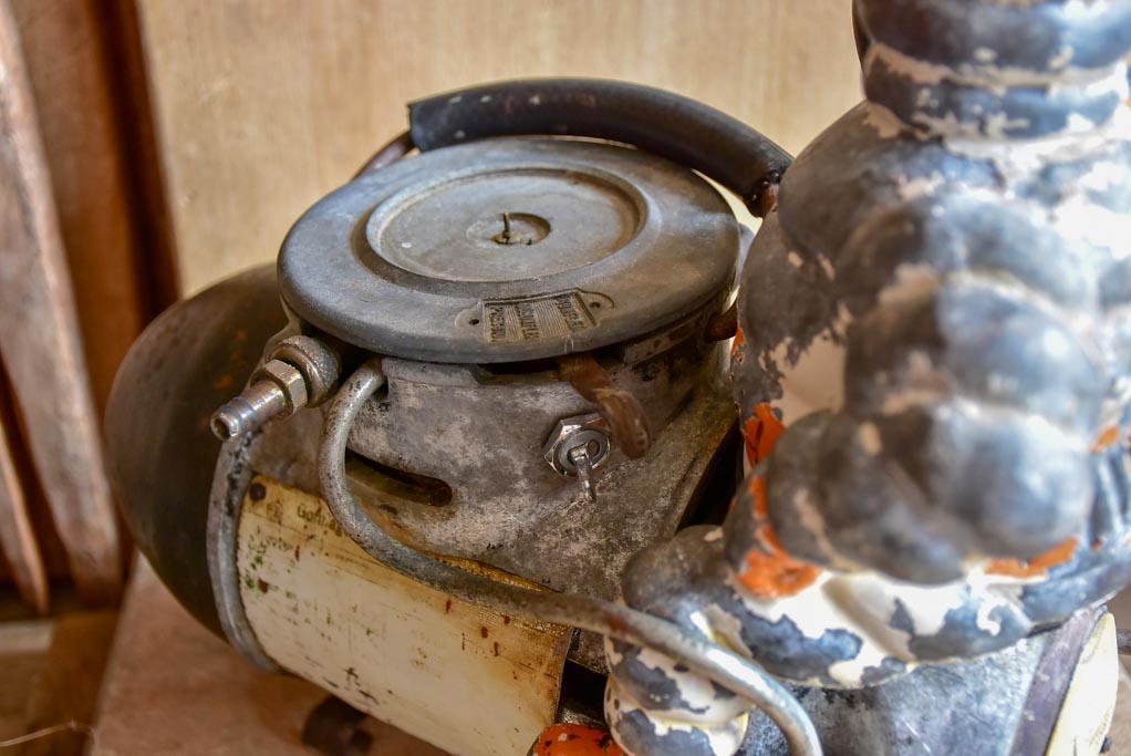 Antique French Michelin air compressor, 1920's 110v