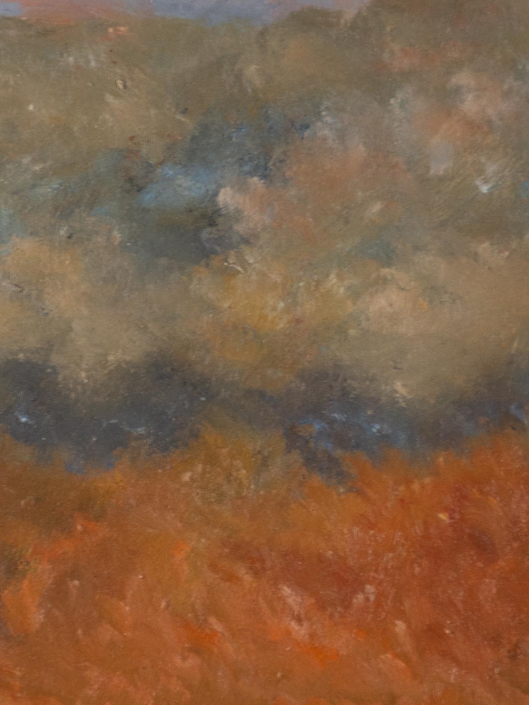 Vintage Fauvist Landscape, Rich Colored Artwork