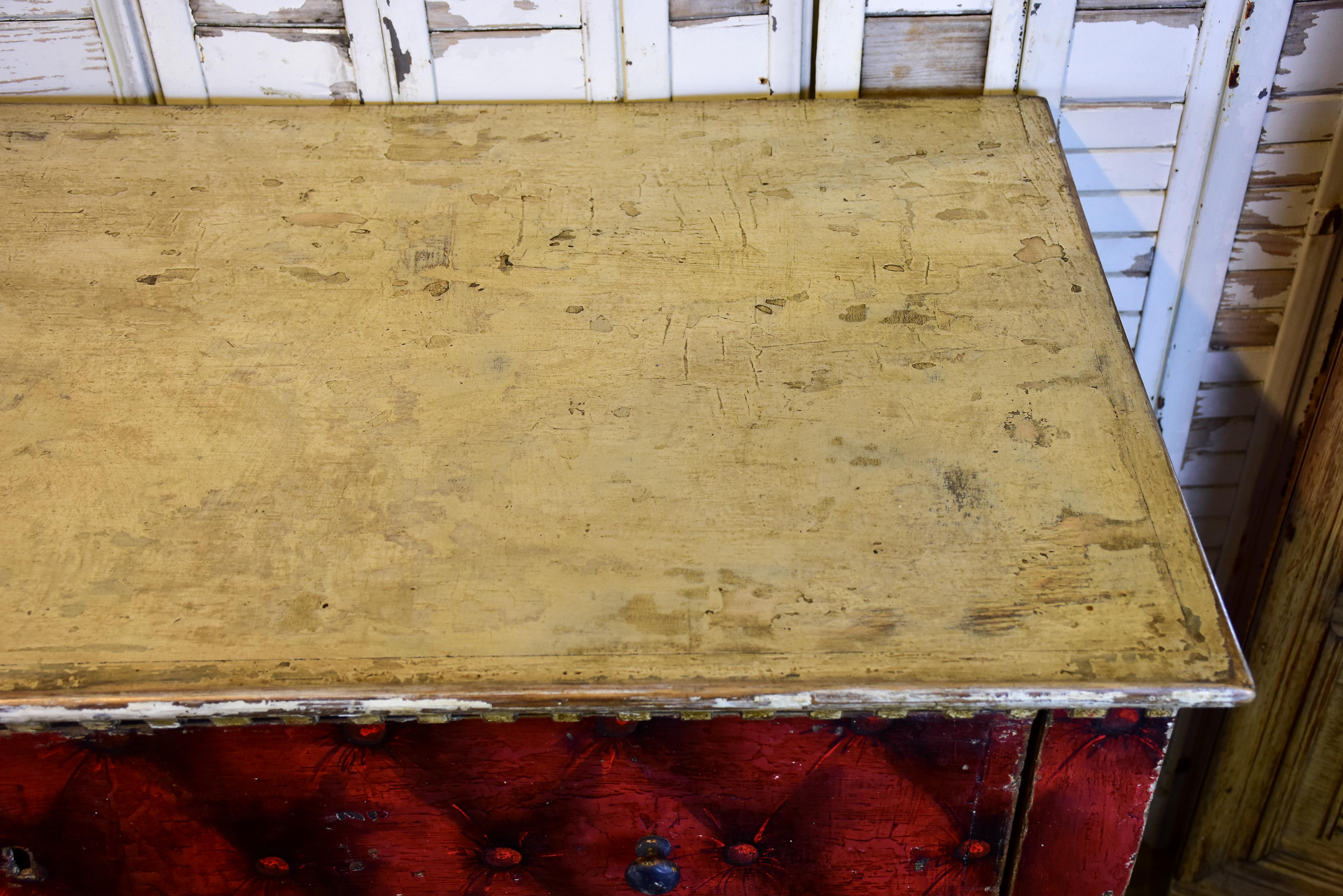 Vintage French painted commode