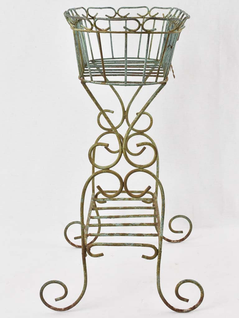 Little French iron plant stand 24"