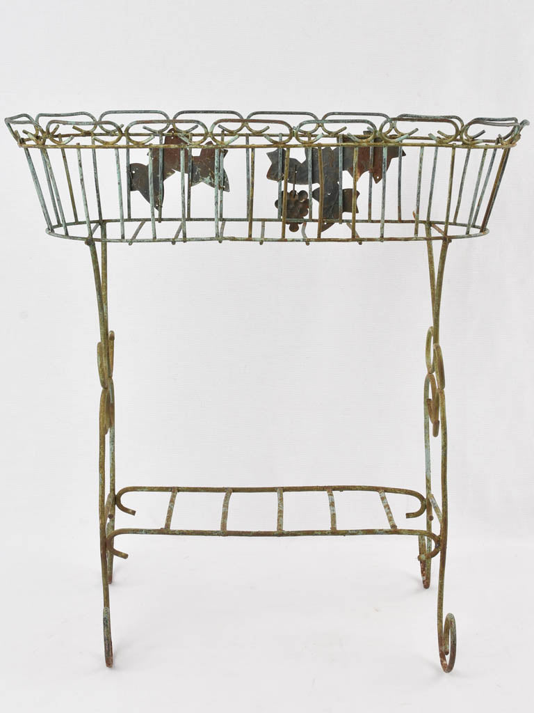 Little French iron plant stand 24"