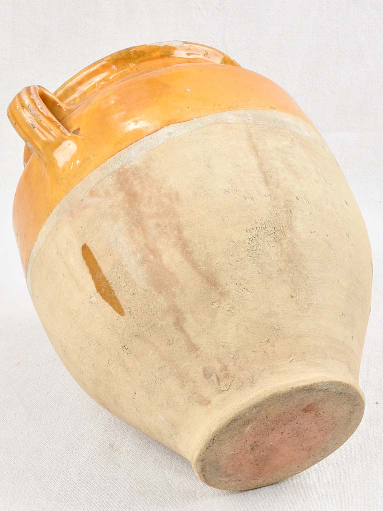 Large antique French confit pot 12¼"