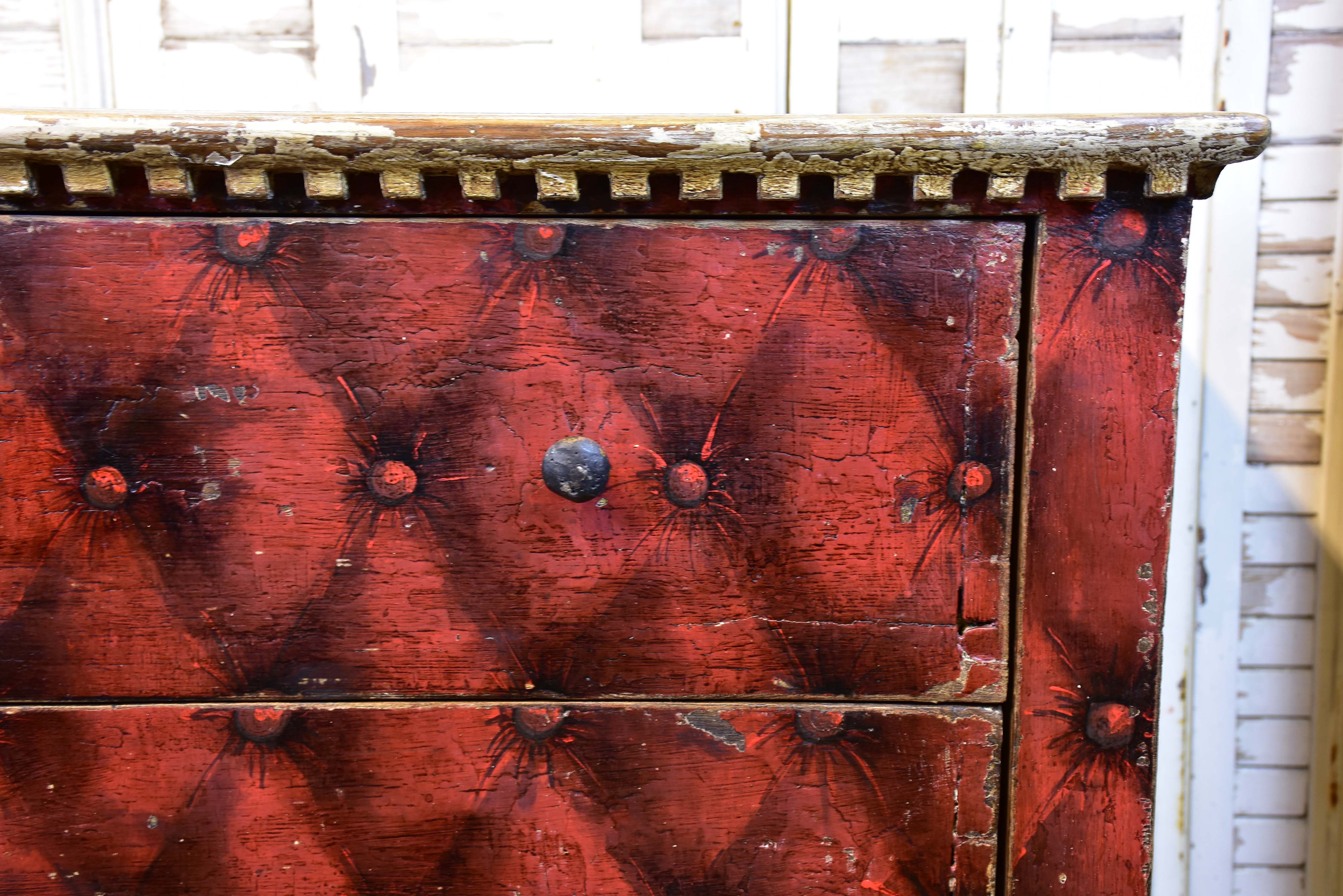 Vintage French painted commode