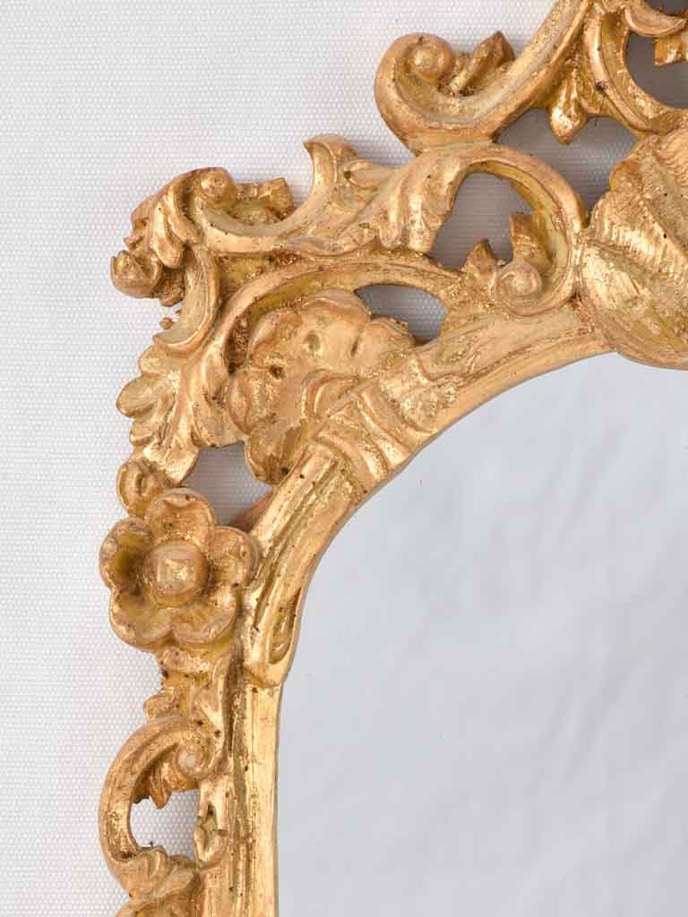 Small Louis XV style mirror 22¾" x 15"