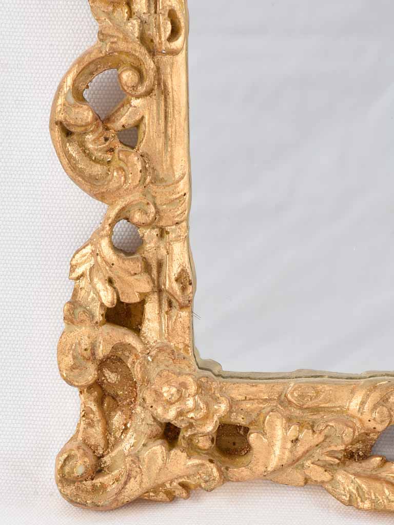 Small Louis XV style mirror 22¾" x 15"