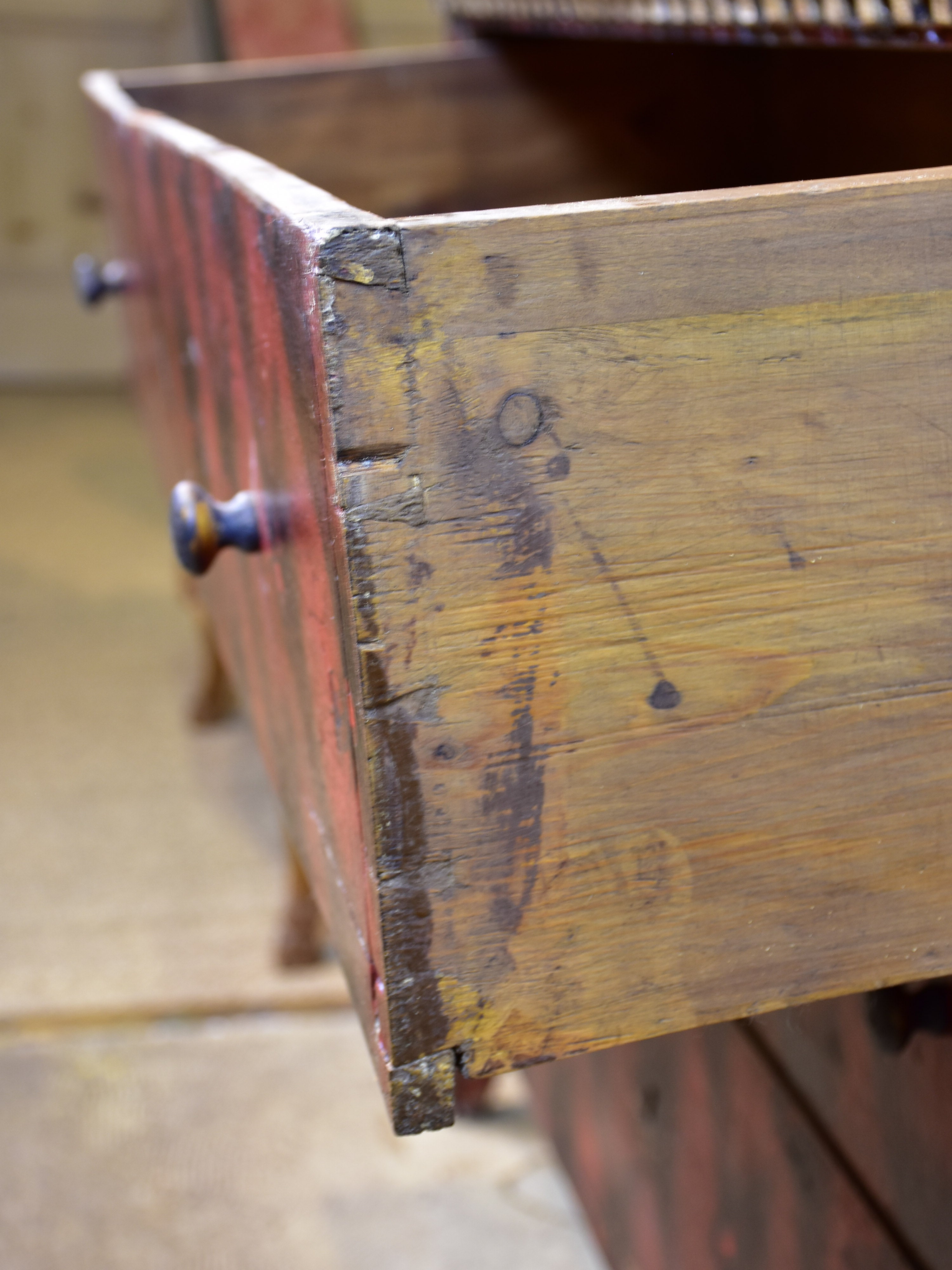 Vintage French painted commode
