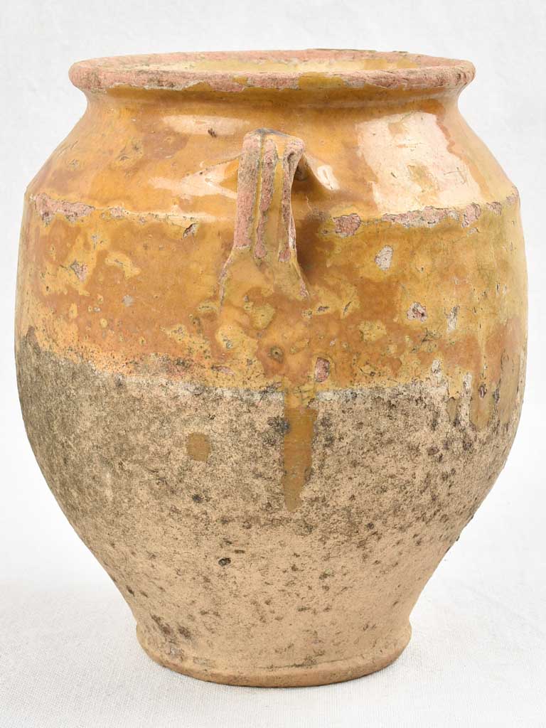 Large antique French confit pot 9¾"