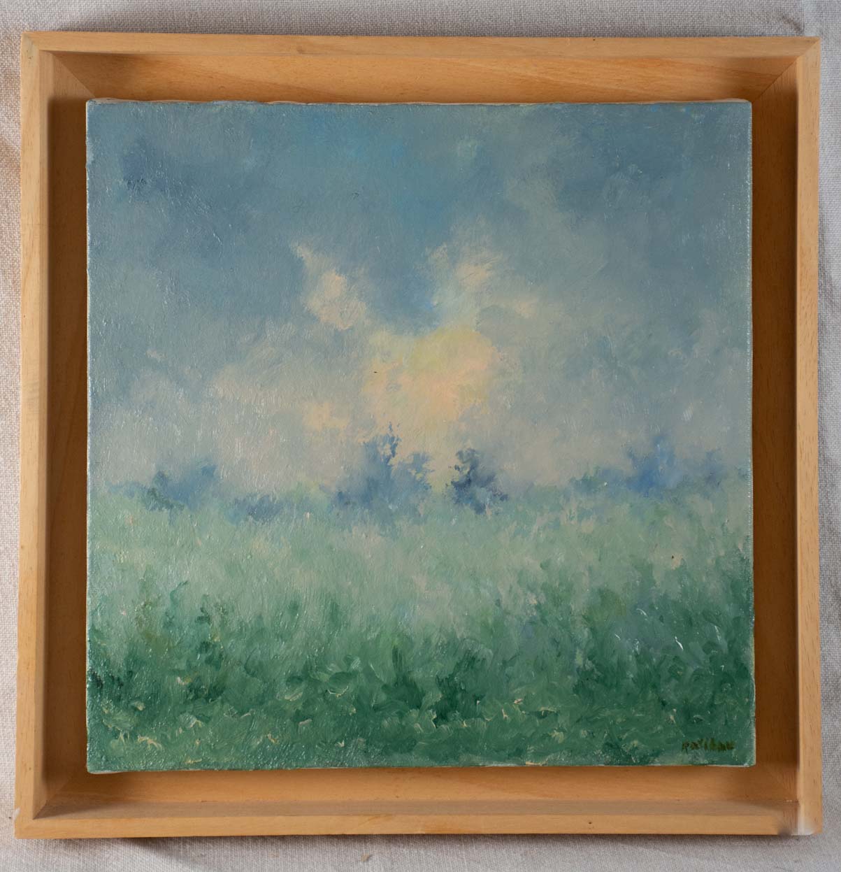 L'aube 14¼" x 14¼"