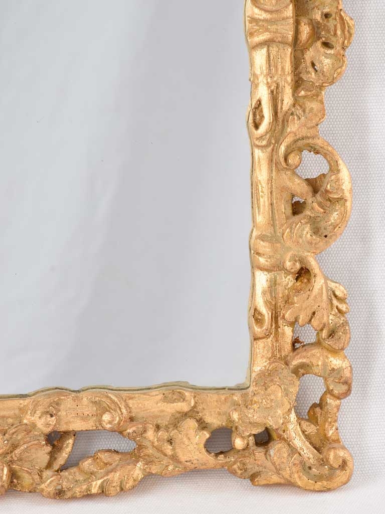 Small Louis XV style mirror 22¾" x 15"
