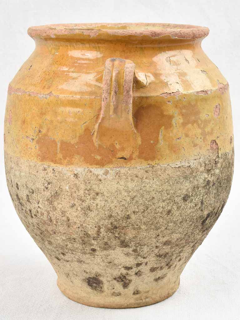 Large antique French confit pot 9¾"