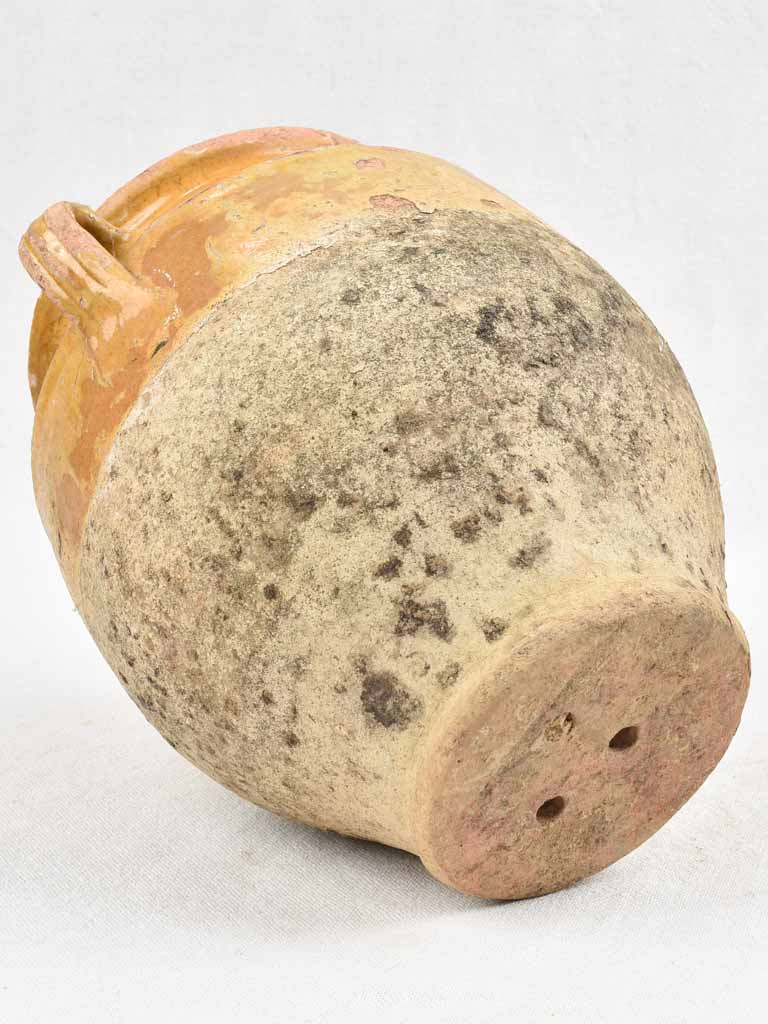 Large antique French confit pot 9¾"