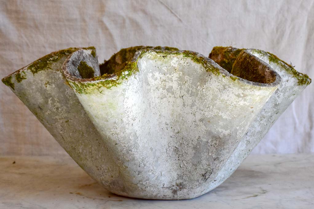 Pair of small mid-century handkerchief planters - 1950's
