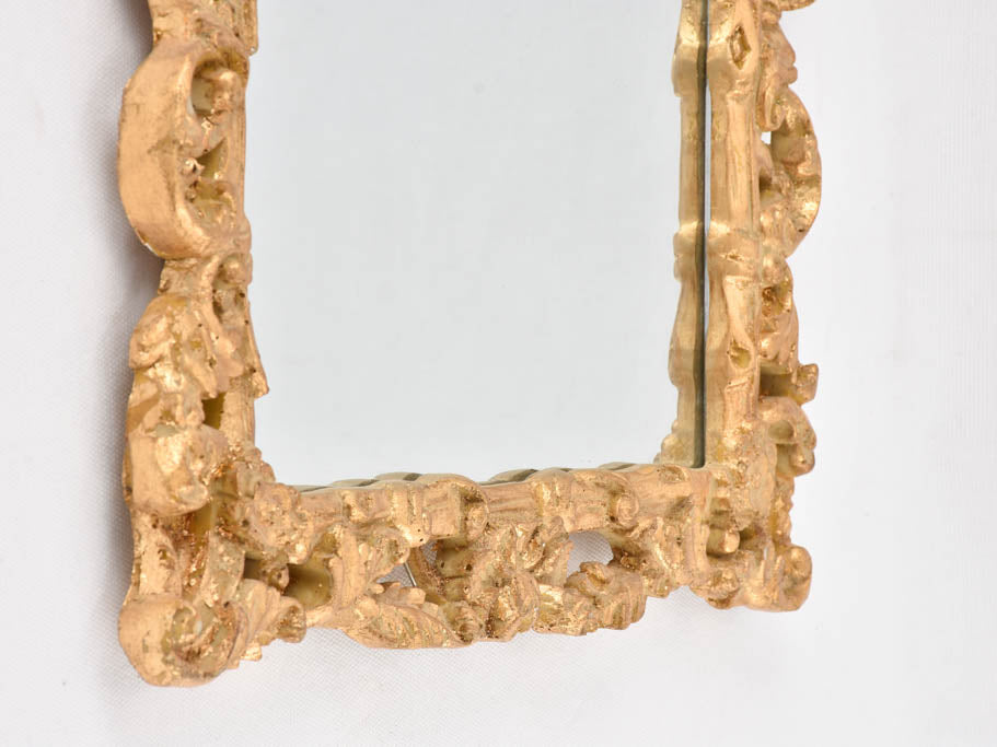 Small Louis XV style mirror 22¾" x 15"