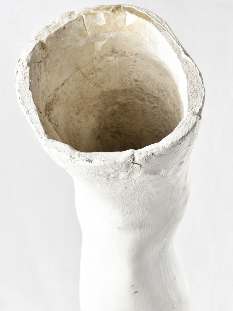 Classic anatomical study leg sculpture | Vintage plaster sculpture of a leg 31½