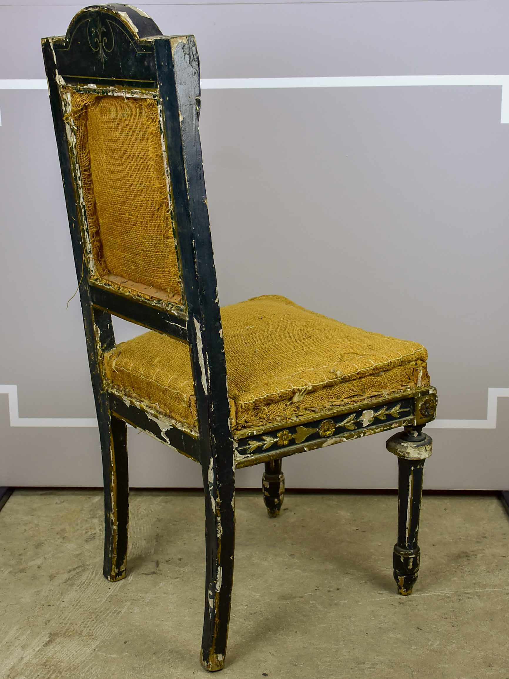 Four 18th Century Neapolitan chairs