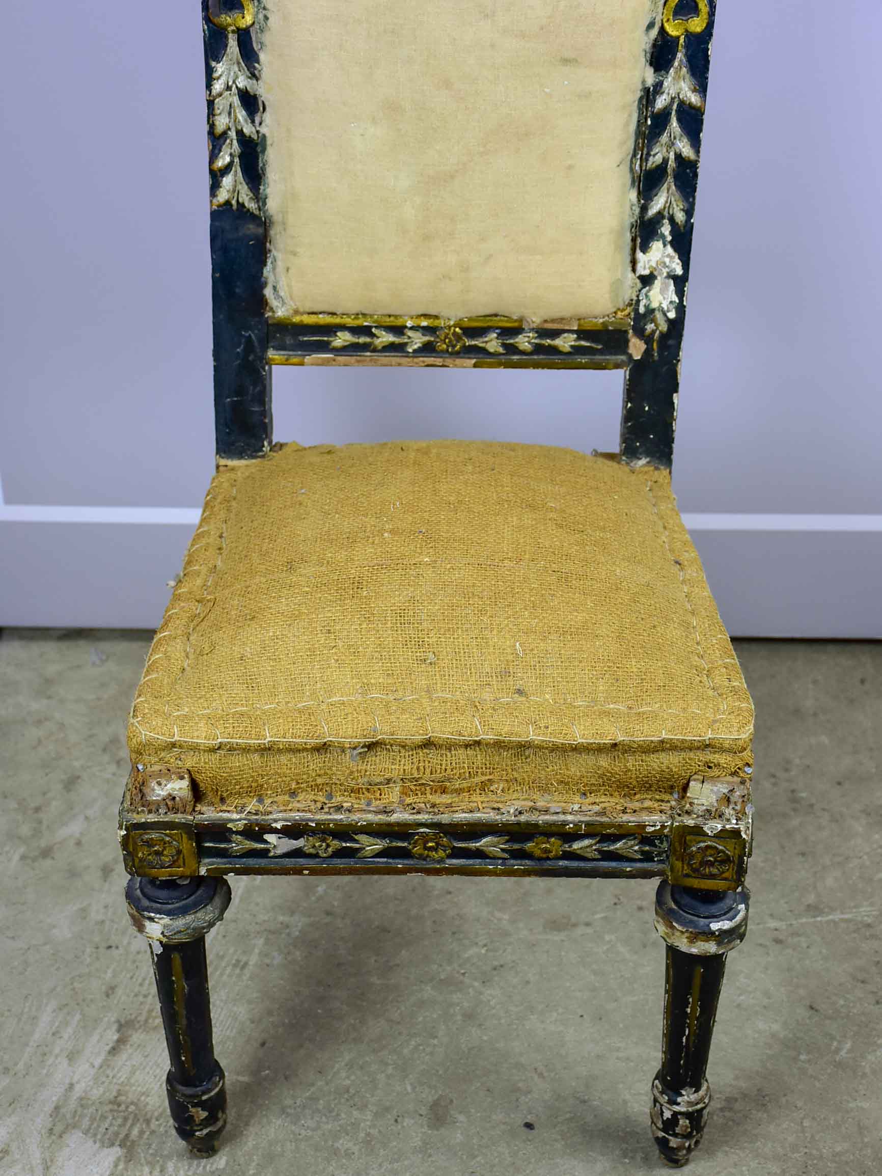 Four 18th Century Neapolitan chairs