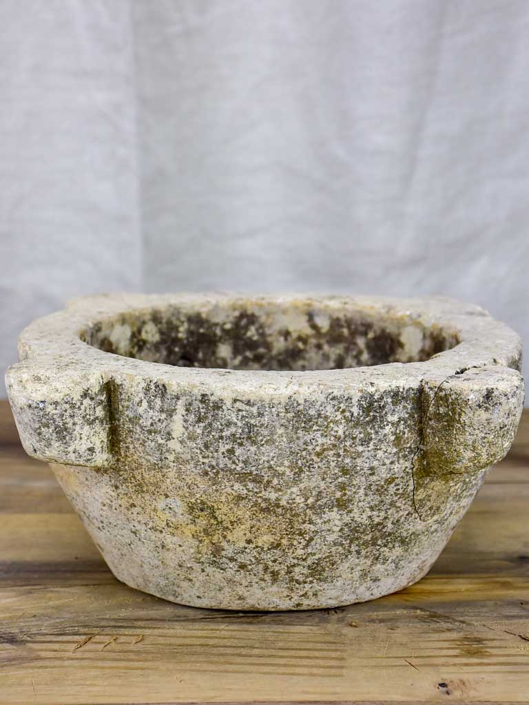 Antique French stone mortar