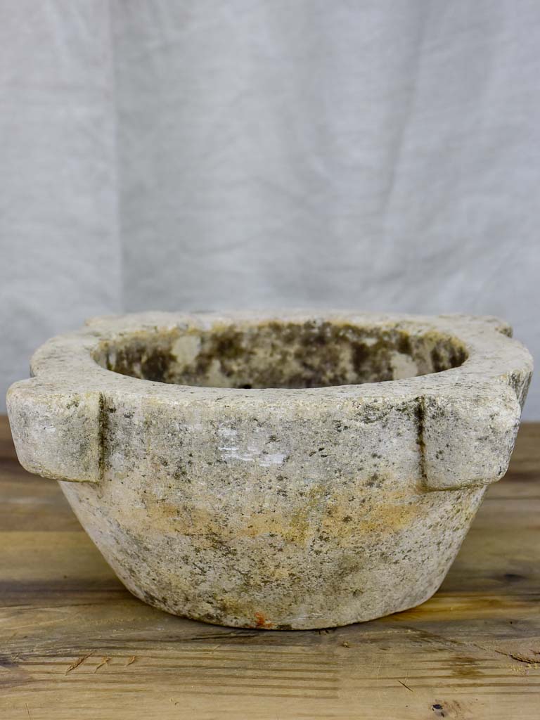 Antique French stone mortar