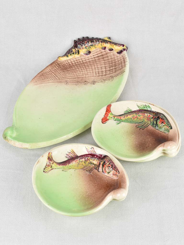 Seafood service from Cannes (1950s) 7 pieces