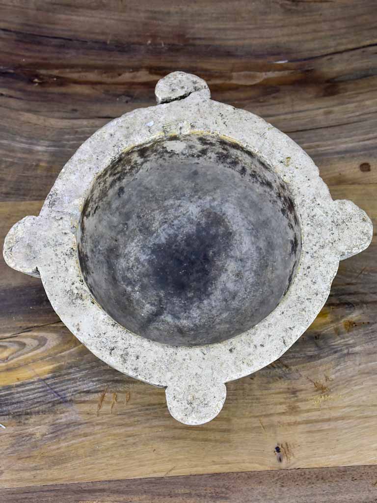 Antique French stone mortar