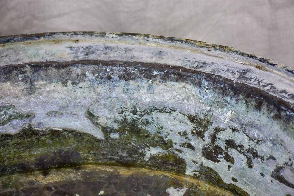 Large antique French copper pan