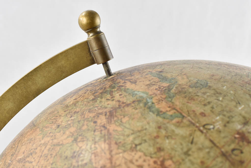 Historic Napoleon III brass-bar globe
