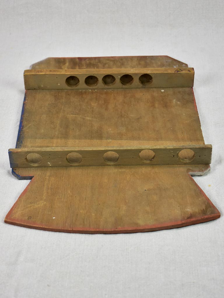 Pair of mid-century RF shields (Republique Francaise) 21¾" x 13"