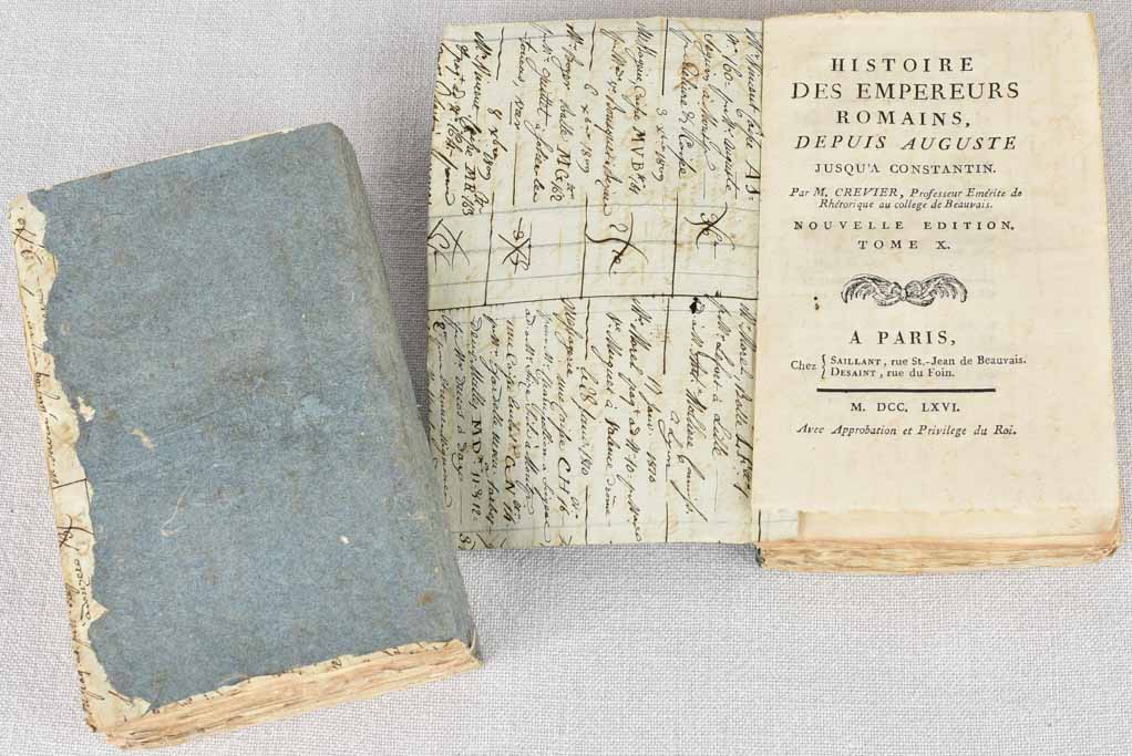Rare books, Roman Emperors, 18th-century (10)