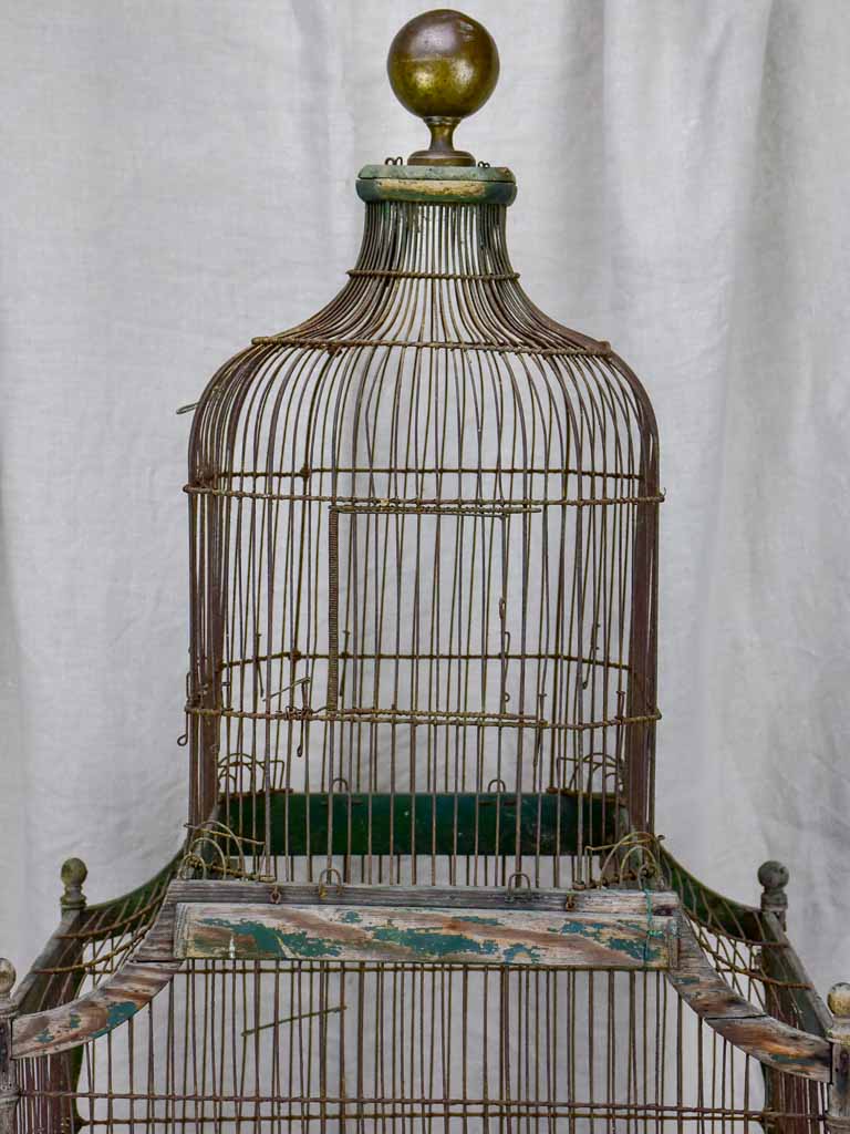 Large antique French birdcage