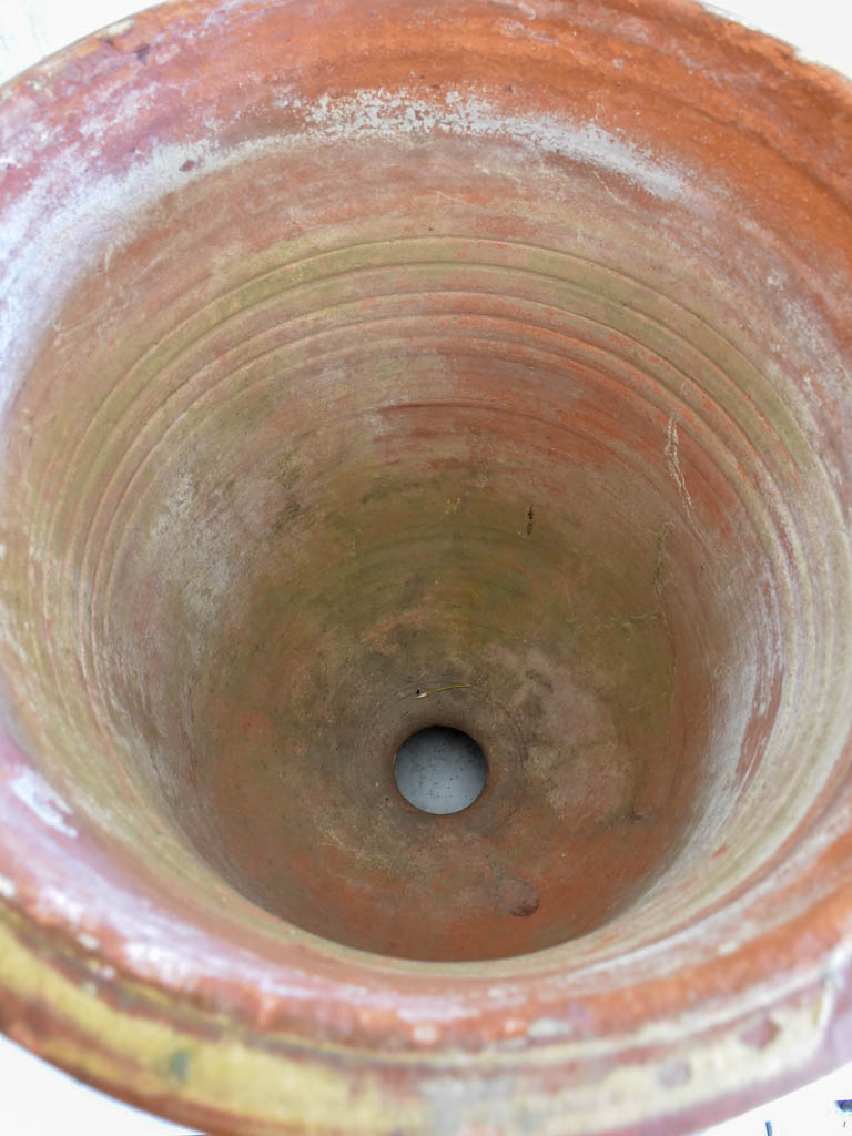 Small 19th Century Boisset Anduze urn - flame glazed
