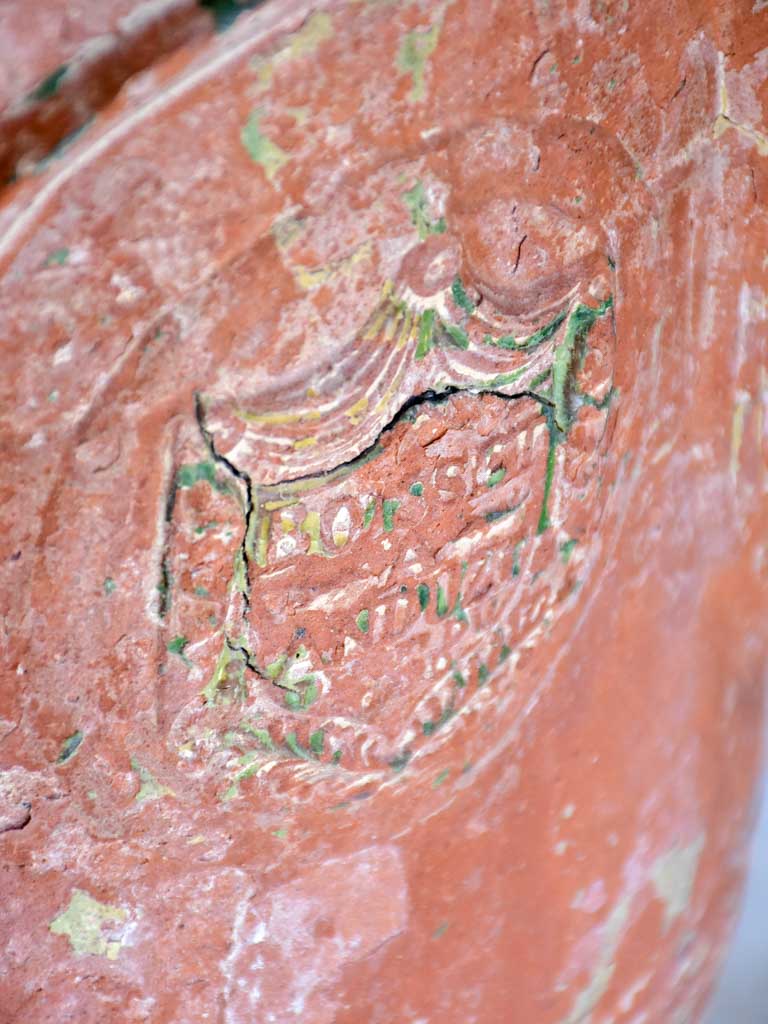 Small 19th Century Boisset Anduze urn - flame glazed