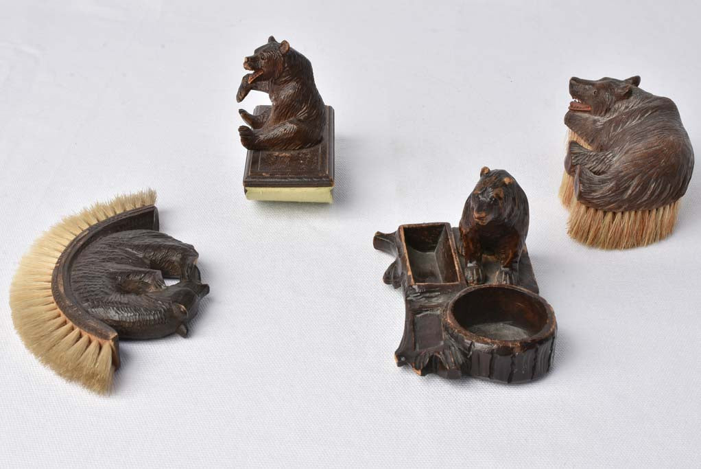 Collection of office accessories - Black Forest bears