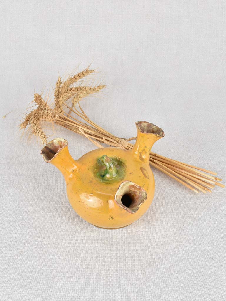 Tulip vase in the shape of fruit, 1940s, 8"
