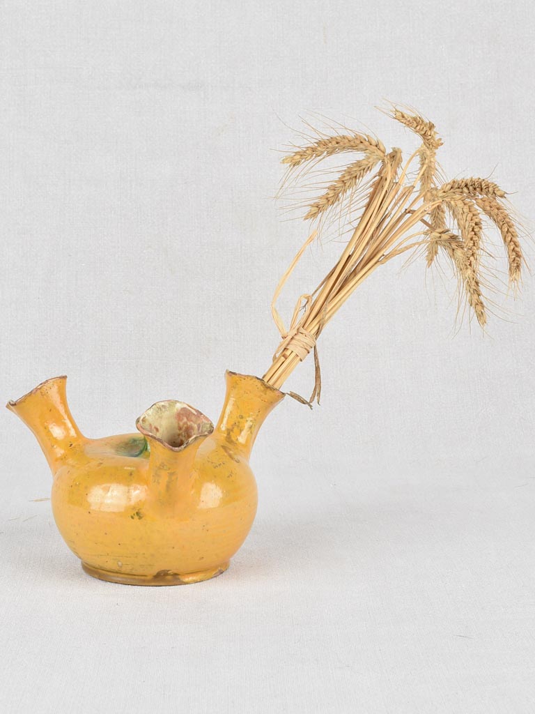 Tulip vase in the shape of fruit, 1940s, 8"