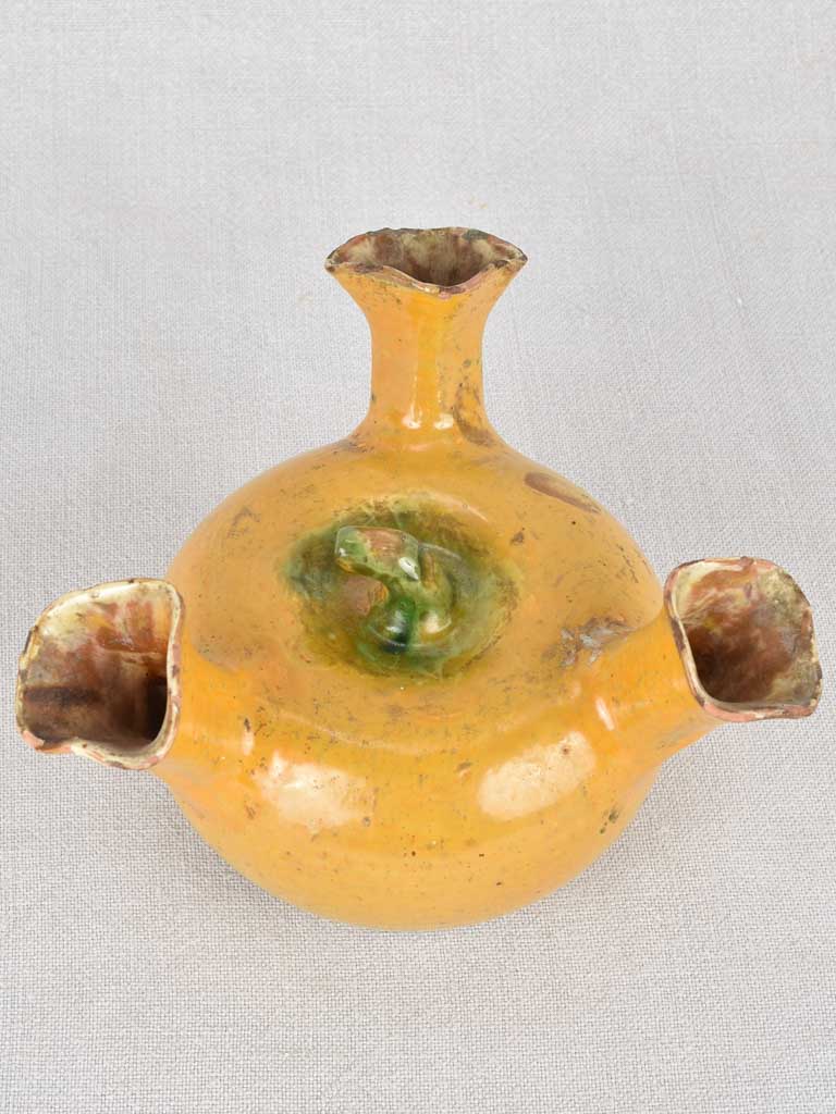 Tulip vase in the shape of fruit, 1940s, 8"