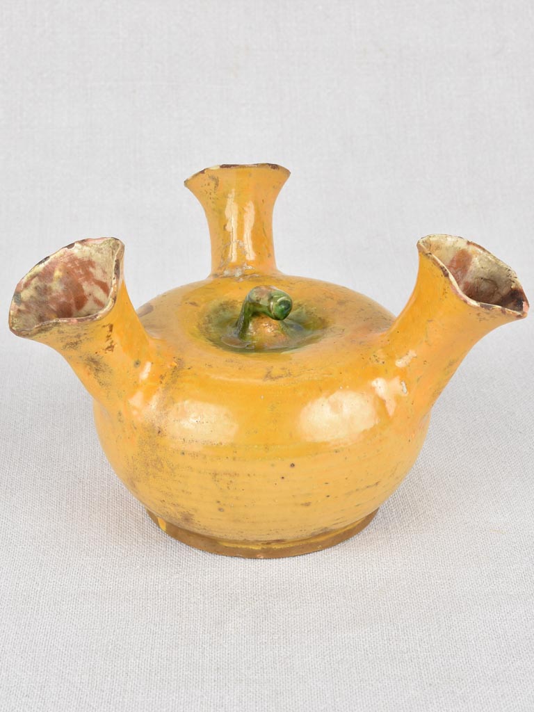 Tulip vase in the shape of fruit, 1940s, 8"