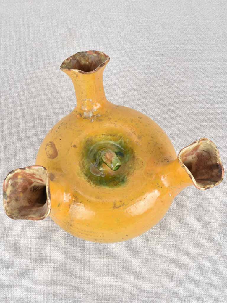 Tulip vase in the shape of fruit, 1940s, 8"