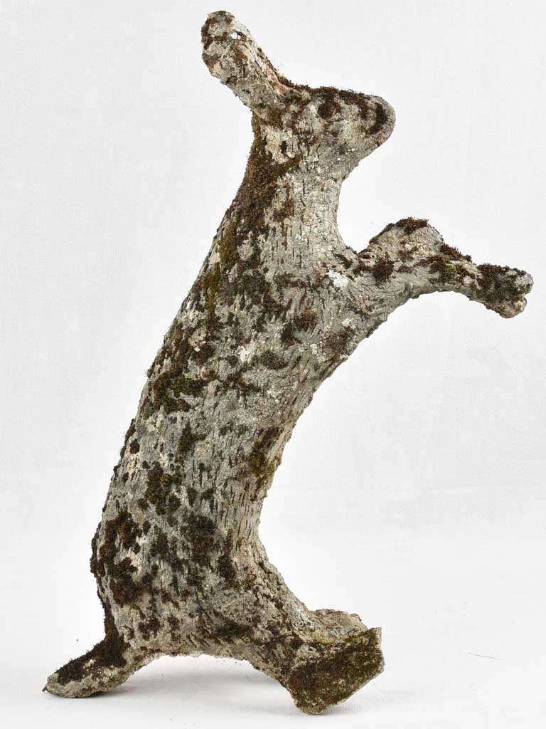 Concrete garden hare sculpture 29½"