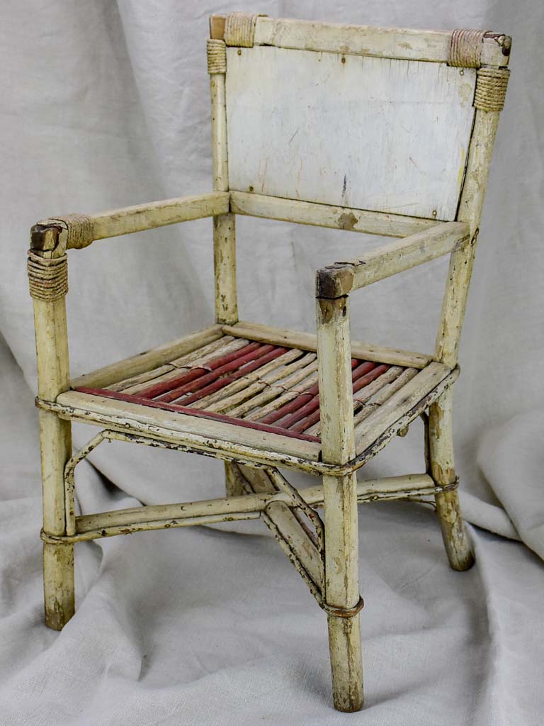 Antique French child's armchair