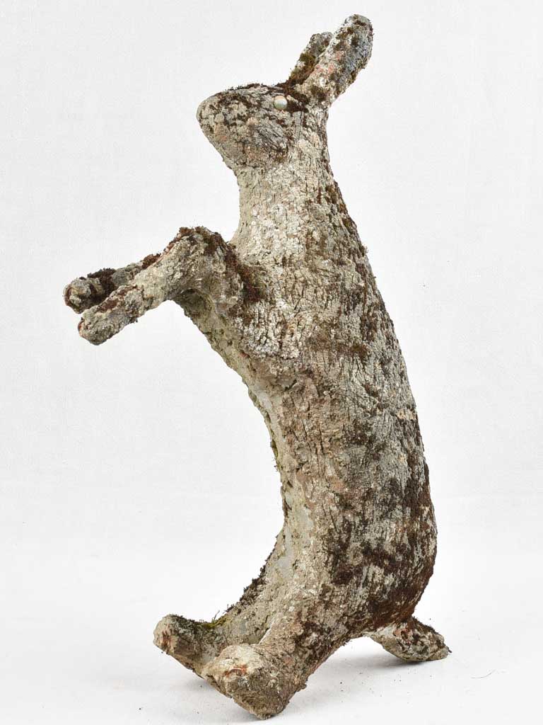 Concrete garden hare sculpture 29½"
