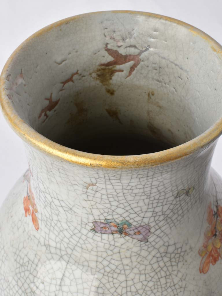 Pair of antique Japanese vases 12½"