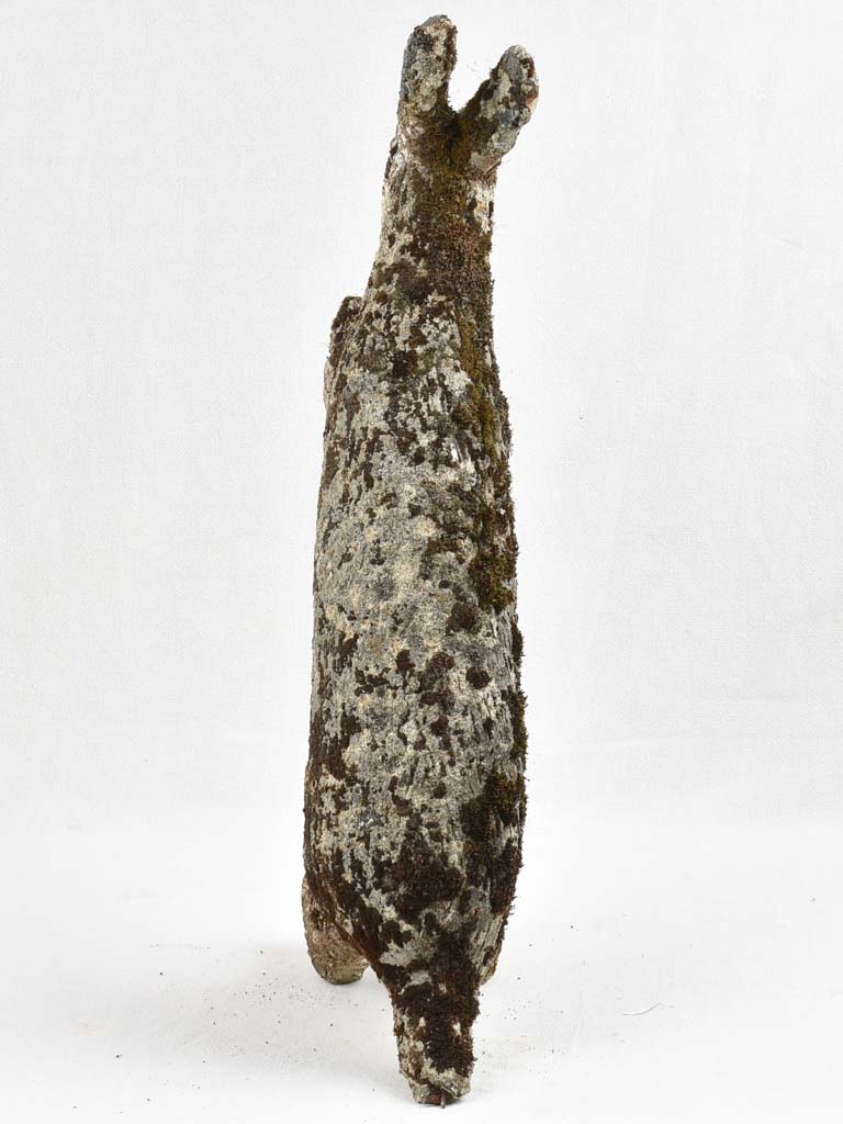 Concrete garden hare sculpture 29½"
