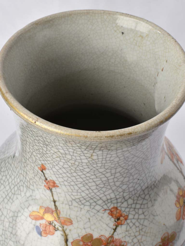 Pair of antique Japanese vases 12½"