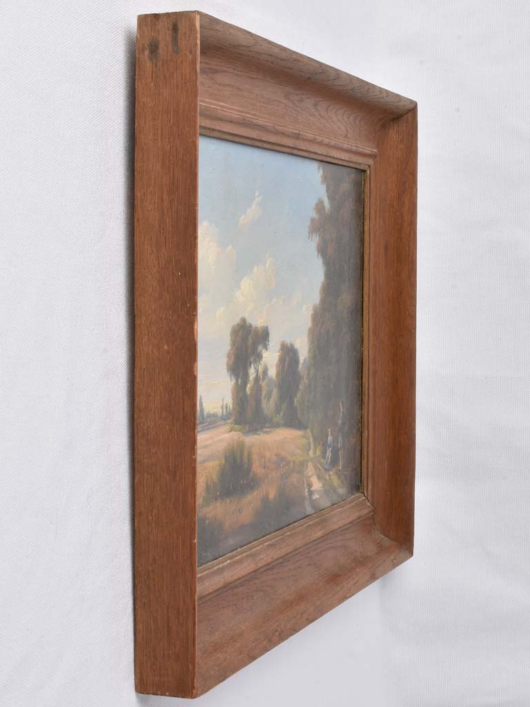 Small landscape painting - French 19th century 14¼" x 17¼"