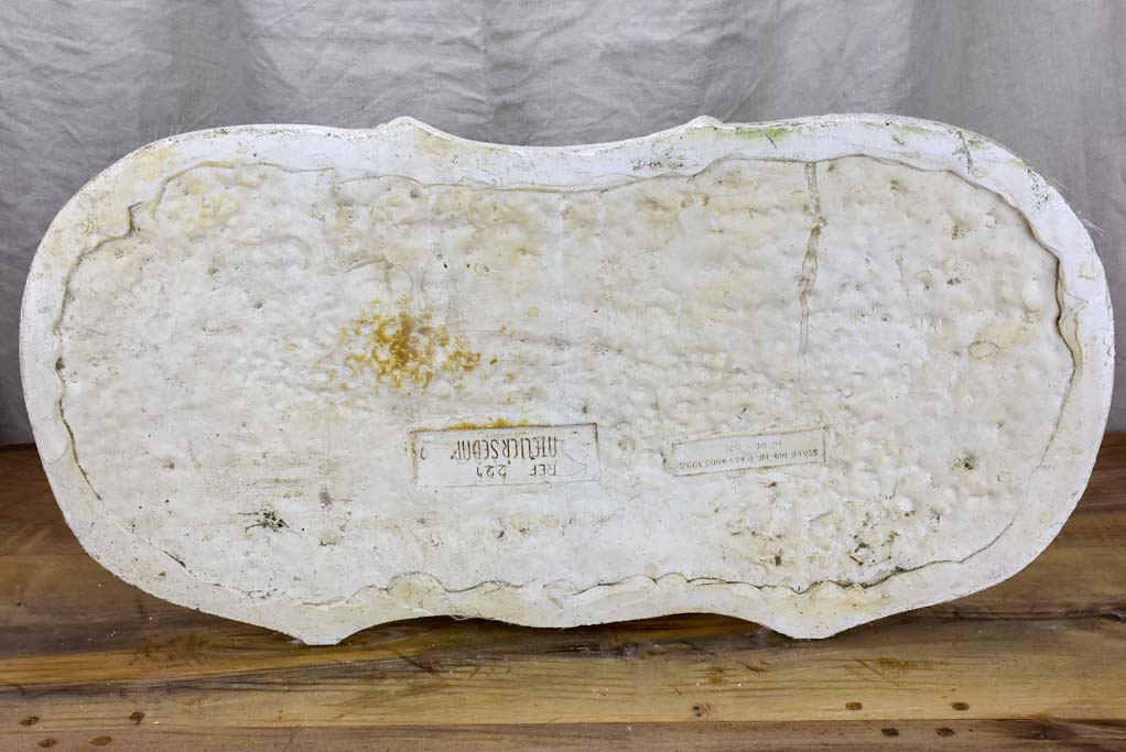 Pair of 1950's French plaster molds with cherubs