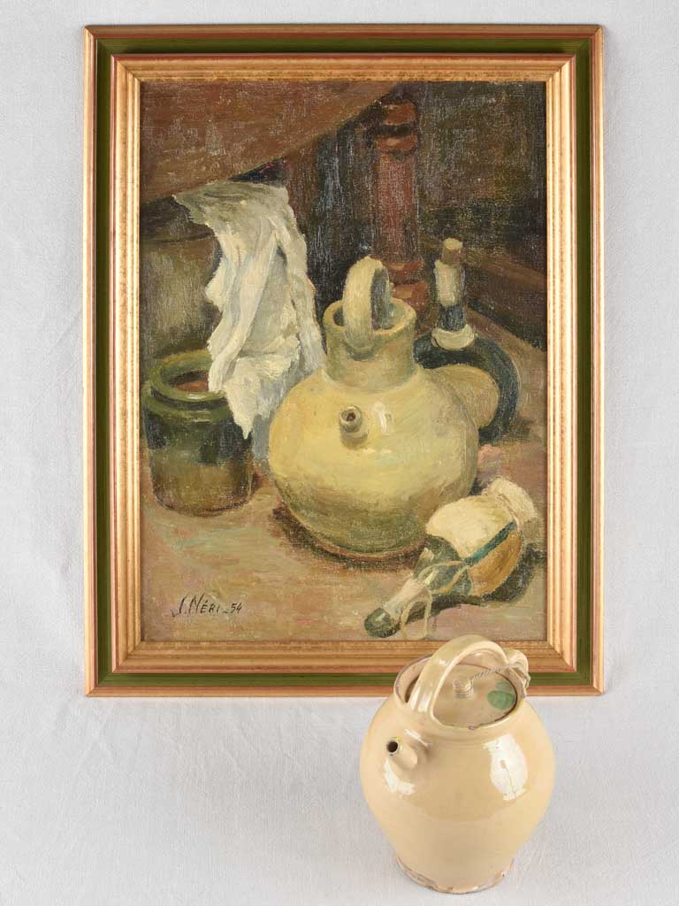 1954 Neri signed old-world artwork