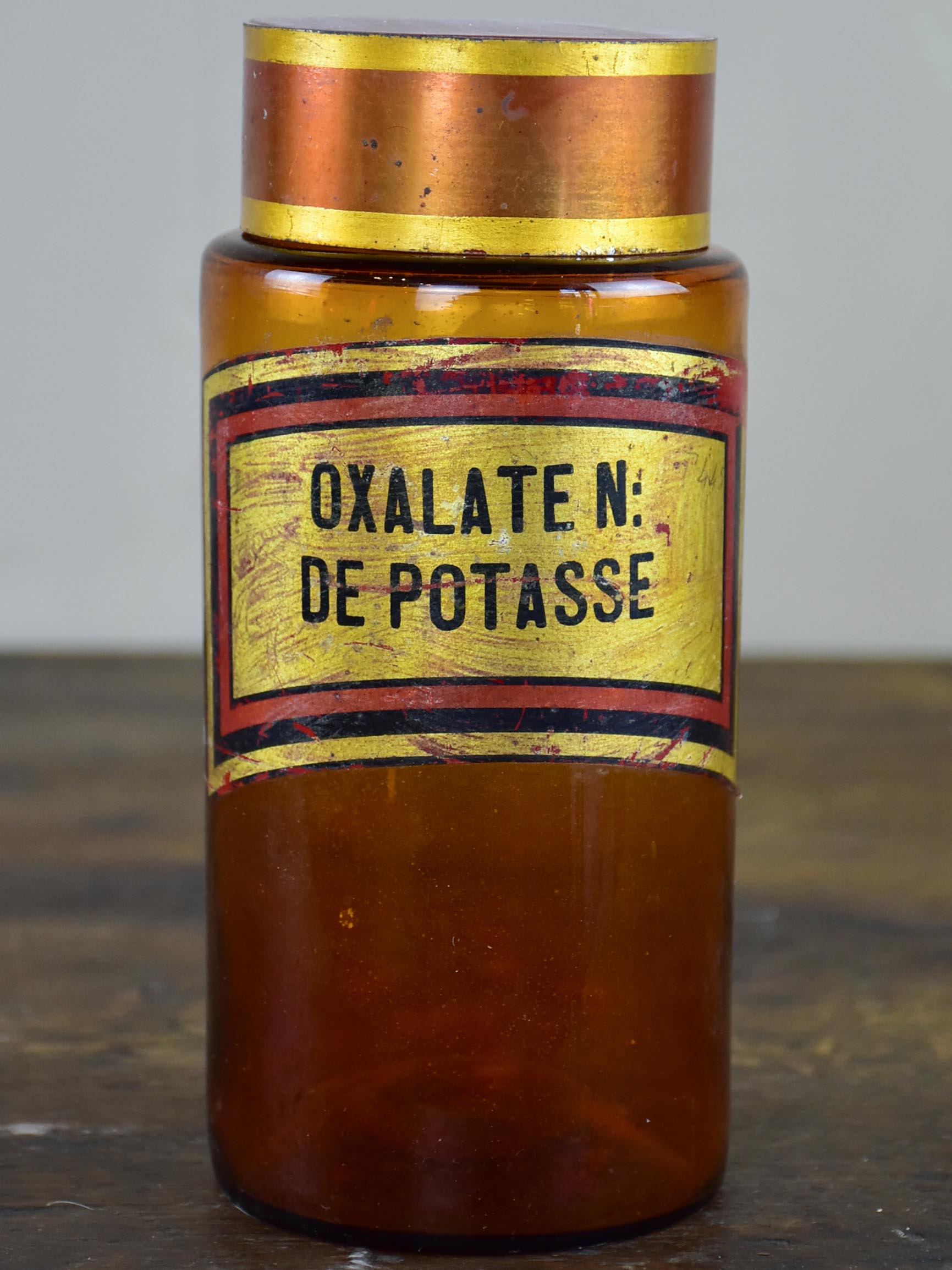 19th Century apothecary jar - Oxalate N: de Potasse